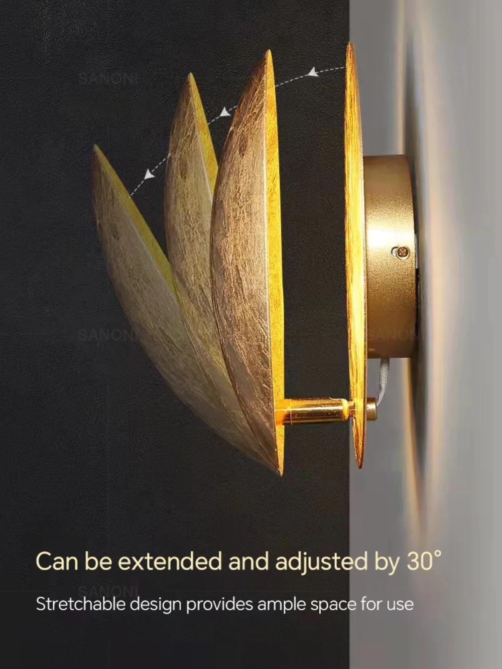 Modern LED Aisle Wall Lamp for Bedroom Bedside Living Room Stairs Corridor Eclipse Sconce Home Decor Lighting Fixture Luster