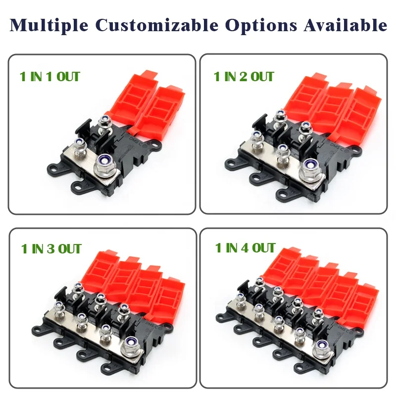 1 to 7 EL MIDI AMI DMS Automatic Fuse Holder BDFS/ANS Bolt Distribution Fuse Holder
