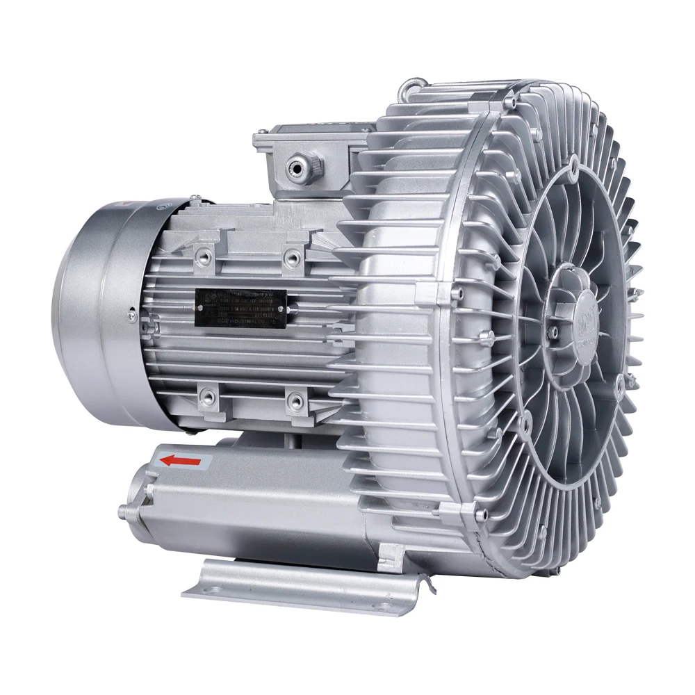 

4KW High Pressure Three Phase Vacuum Air Ring Blower for Fish Farming