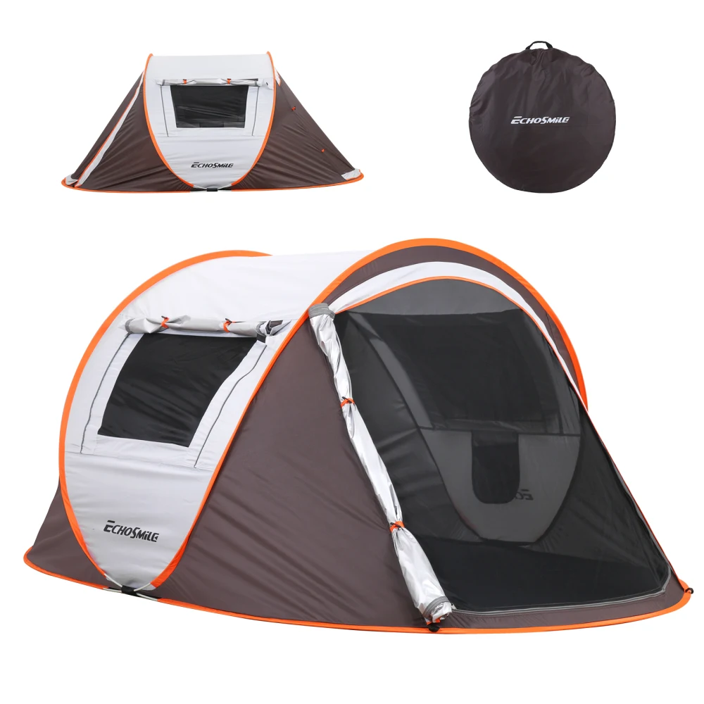 

Outdoor Pop Up Tent Full-Automatic Instant Unfold Rain-Proof Tent Family Ultralight Portable Dampproof Camping Tents for Tourism