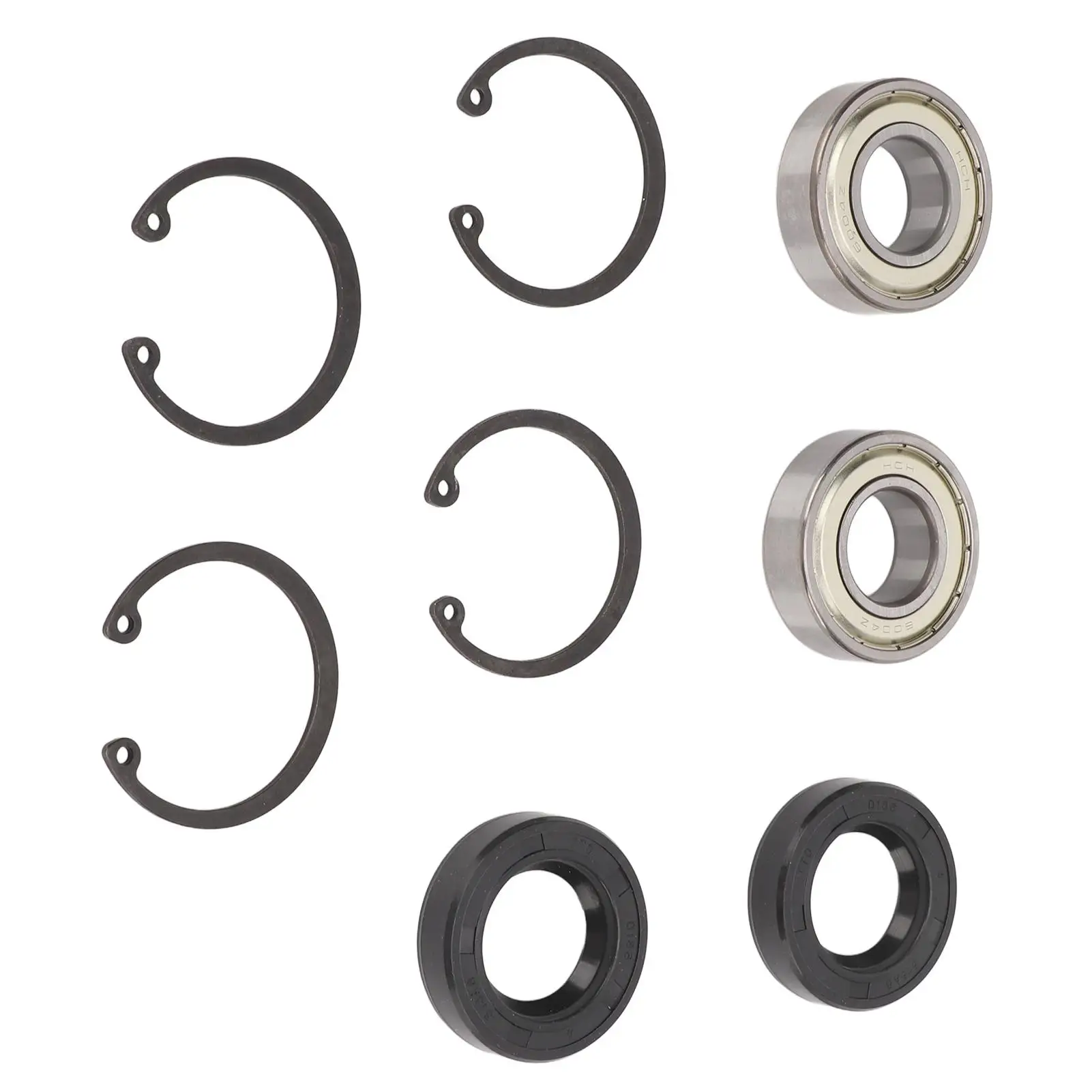 Rear Axle Bearing Seal Kit Steel FKM 2 Packs 611931 Replacement for ezgo Marathon Medalist for Club Car