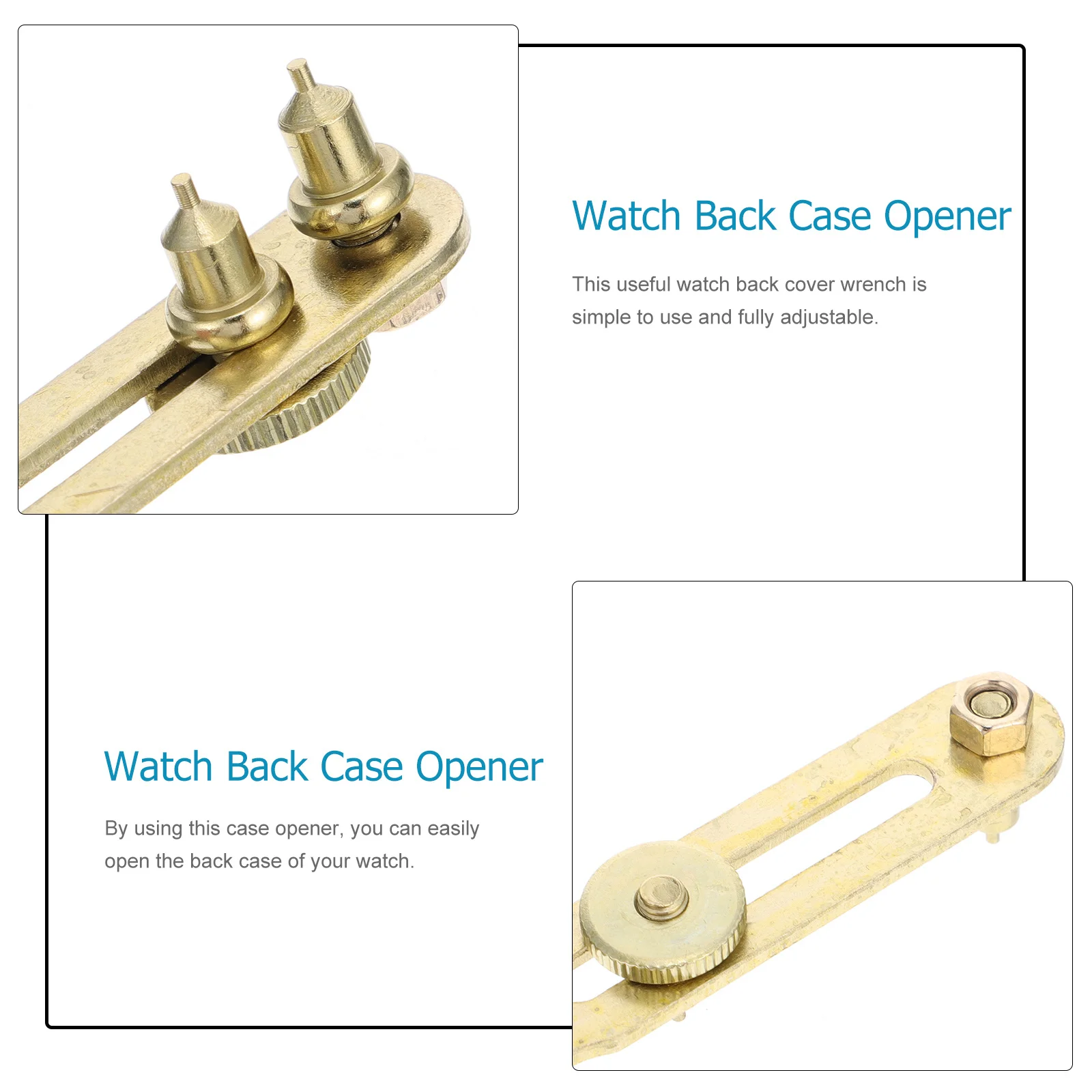 1Pcs Watch Cover Remover Tool Made of Premium Materials Easy to Use for Opening Back Case Ideal for Watch Repairing Tasks