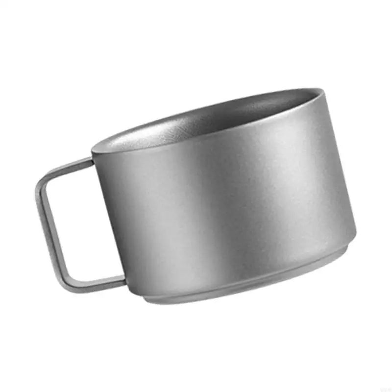 

100ml Portable Metal Coffee Mug Compact Camping Drinkware Travel Cup W89F