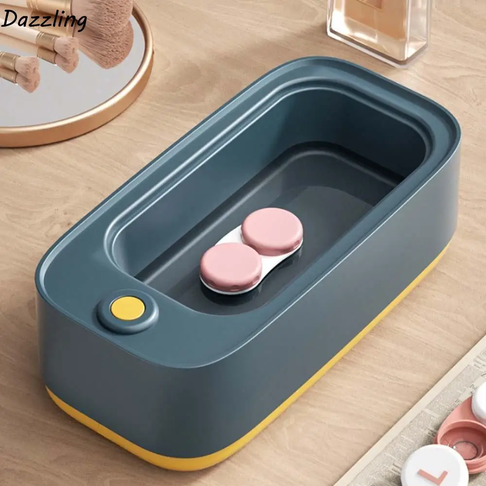 Macchina per la pulizia degli occhiali ad alta frequenza Pulitore per protesi elettrico ricaricabile con un pulsante 360 °   Purificazione visibile