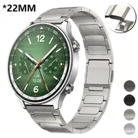 Luxury Titanium Metal Strap for OnePlus Watch 2/2R 46mm Smart Watch 22mm Men Band for Garmin Venu 3 45mm Forerunner 965 Bracelet