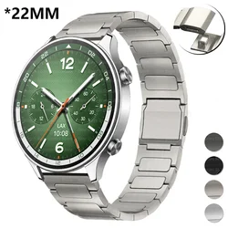 Luxury Titanium Strap for OnePlus Watch 3 2 2R Magnetic 22mm Metal Band for Huawei Watch 5 46mm GT 2/3/4/5 Pro Amazfit Balance 2