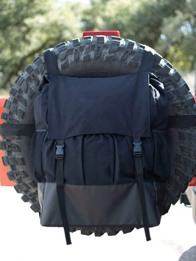 

Технический трансграничный автомобиль, грузовик, внедорожник, подвесная сумка для запасных шин, двухобрастая сумка из силиконового материала для автоматического использования