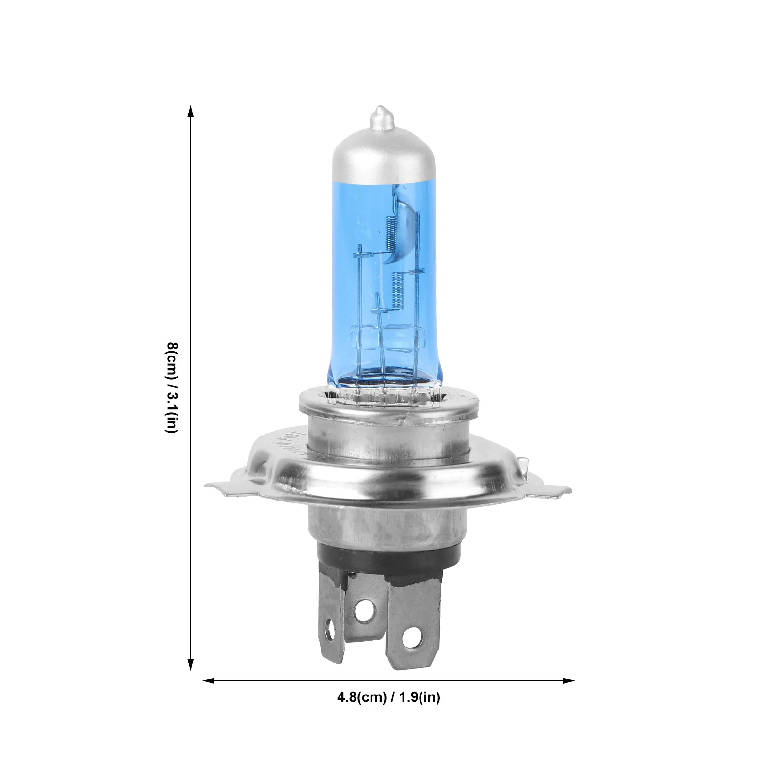 H4 60 55 واط سيارة الهالوجين زينون المصباح لمبة 5000-6000 كيلو سوبر وايت عالية منخفضة شعاع سهلة التركيب تحويل ضوء الهالوجين #6
