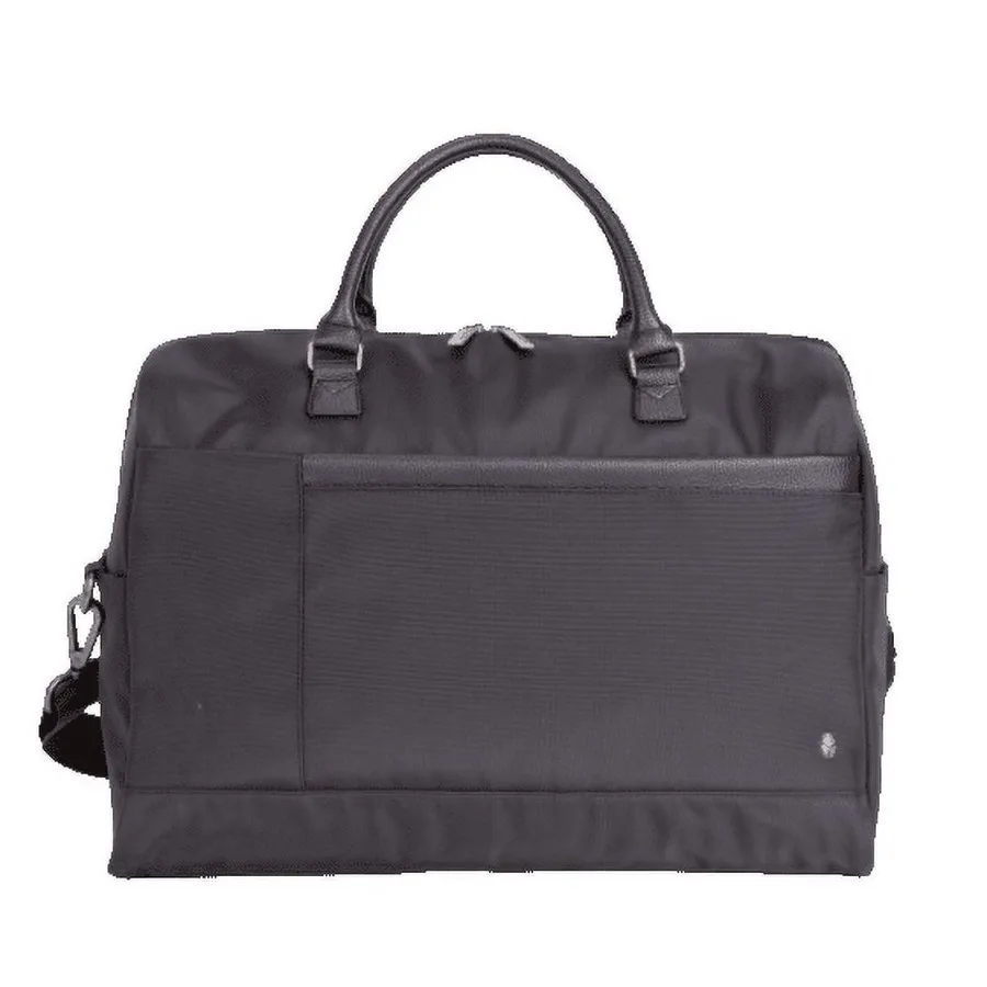 

18-inch Nylon Weekender Travel Duffel with a 15-inch Padded Laptop Sleeve Black