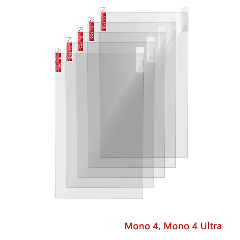 B97A-5PCS Screen Protector For Anycubic Photon Mono 4/Ultra,Screen Protective Film For Photon Mono 4, Ultra Resin 3D Printers