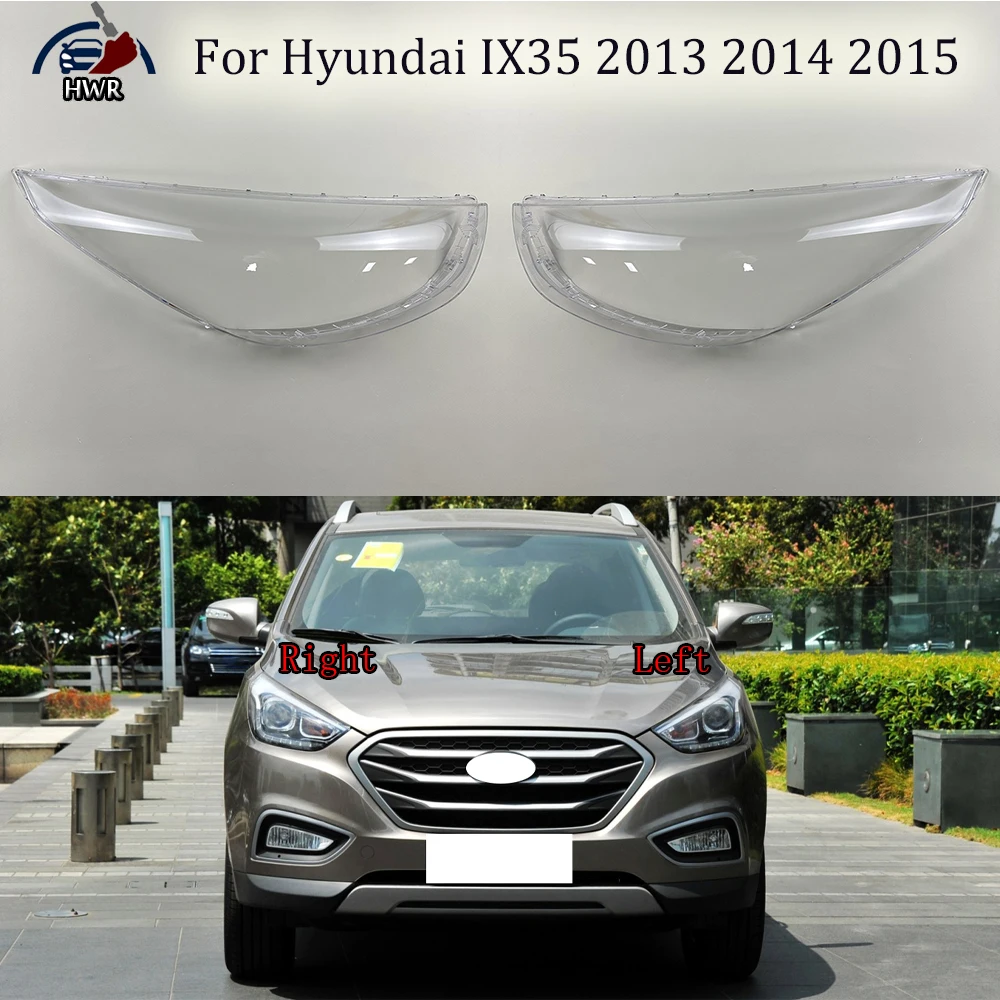 

Headlamp Lamp Shell Headlight Cover Transparent Lampshade Plexiglass Replace Original Lens For Hyundai IX35 2013 2014 2015