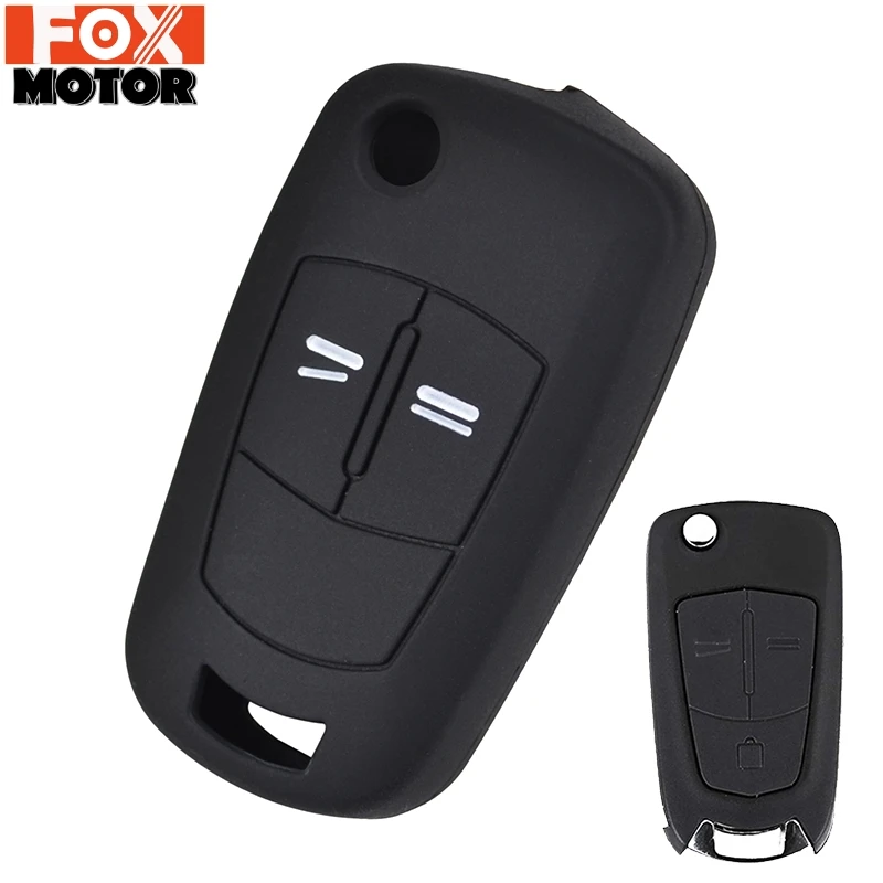 Silicone Car Remote Key Fob Shell Cover Case For Vauxhall Opel Corsa Astra Vectra Tigra Zafira Signum Combo Meriva Skin Holder