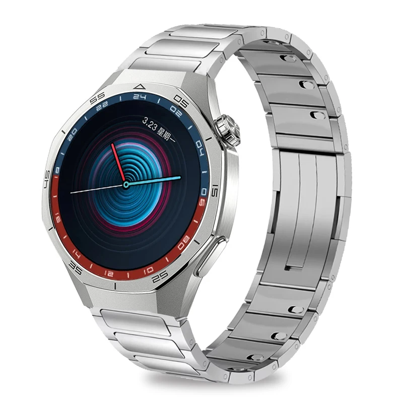 

Роскошный ремешок из нержавеющей стали 22 мм для Huawei Watch GT 5 Pro GT5 GT4 GT3 GT2 Pro/GT2 46 мм Металлический браслет для Huawei Watch 3/4 Pro