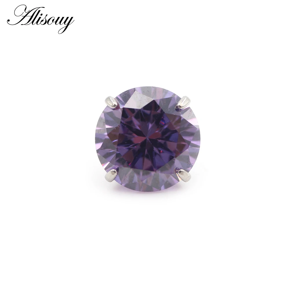G23 Titanium External Thread Cubic Zircon Lip Labret Rings