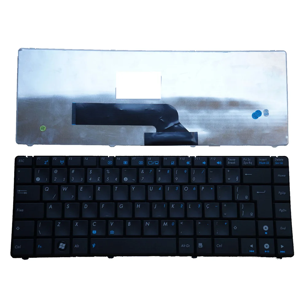 Brazil Portuguese Keyboard for ASUS K40AB K40AC K40AD K40AF K40C K40ID K40IE K40IJ K40IL K40IN K40IP A41ID A41IE A41IN P30A P80A