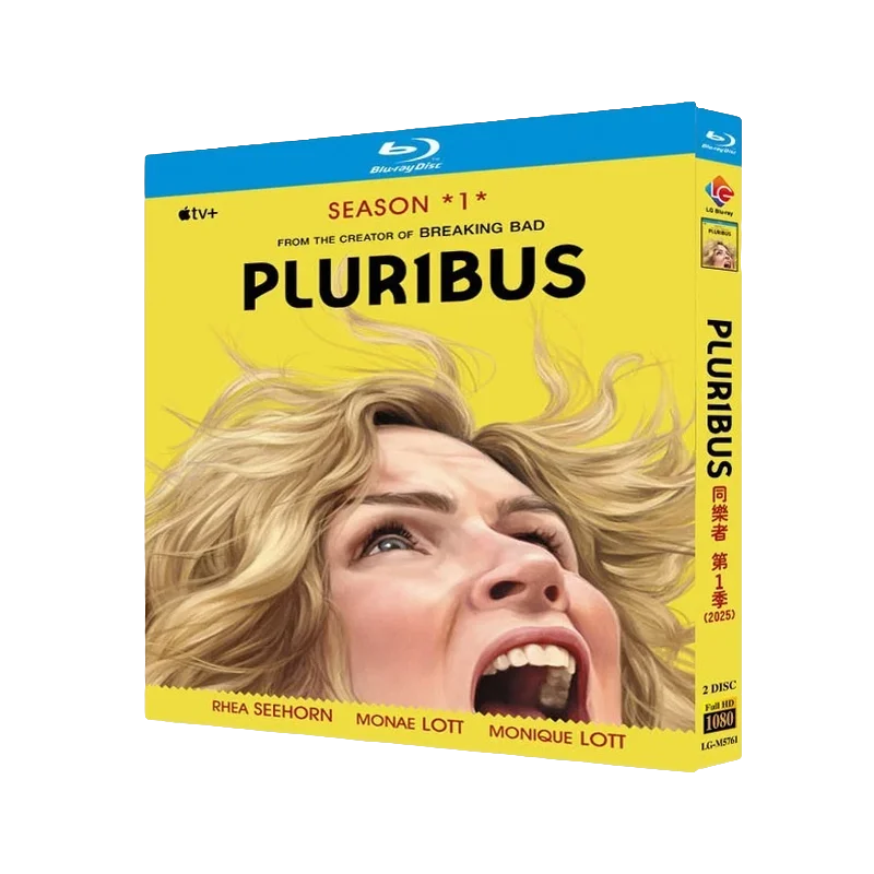 Pluribus Temporada 1 ‎   (2025) 2BD Conjunto de caja nueva de todas las regiones ‎   Pronunciación en inglés del disco Blu-ray