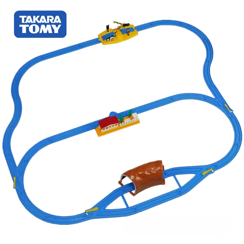 Takara Tomi Tomica Plarail Accessory-เริ่มชุดพื้นฐานรถไฟ (ไม่รวมรถไฟ) โมเดลรถไฟรถไฟของเล่นสำหรับเด็ก