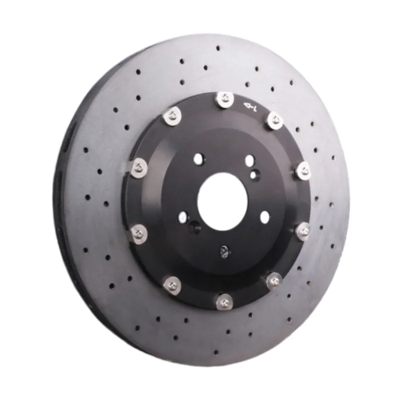 Suitable for High-performance Modification of Mercedes  G50063GLE300C260 Carbon Ceramic Brake Discs with Perforated Holes