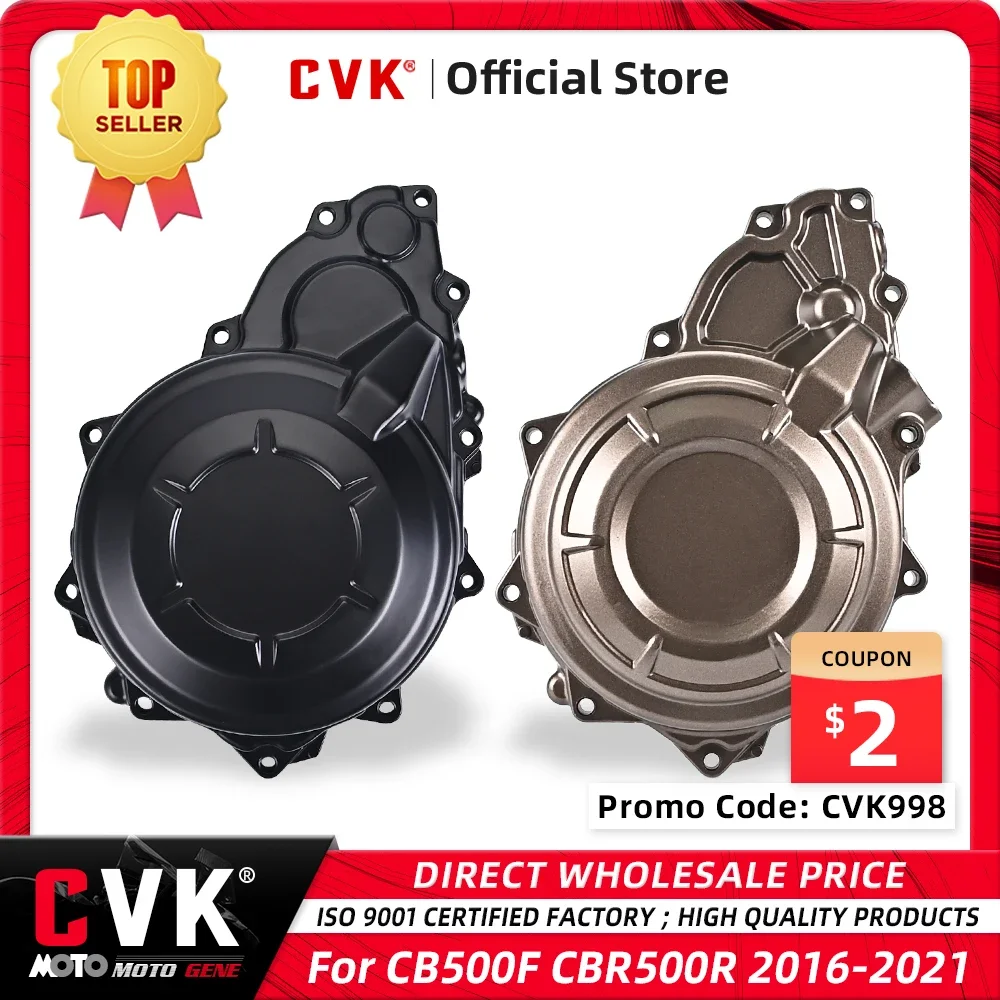 CVK Engine Cover Motor Stator CrankCase Coil Side Shell Gasket For HONDA CB500F CB500R CB500 F R 2016 2017 2018 2019 2020 2021