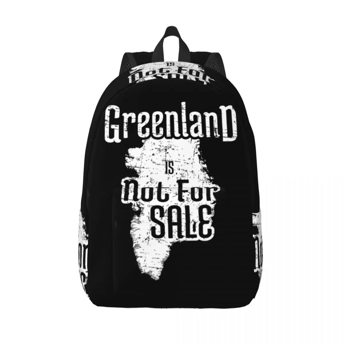 

Рюкзак «Гренландия не продается» унисекс, из полиэстера, в уличном стиле, большие школьные сумки, рюкзаки для улицы