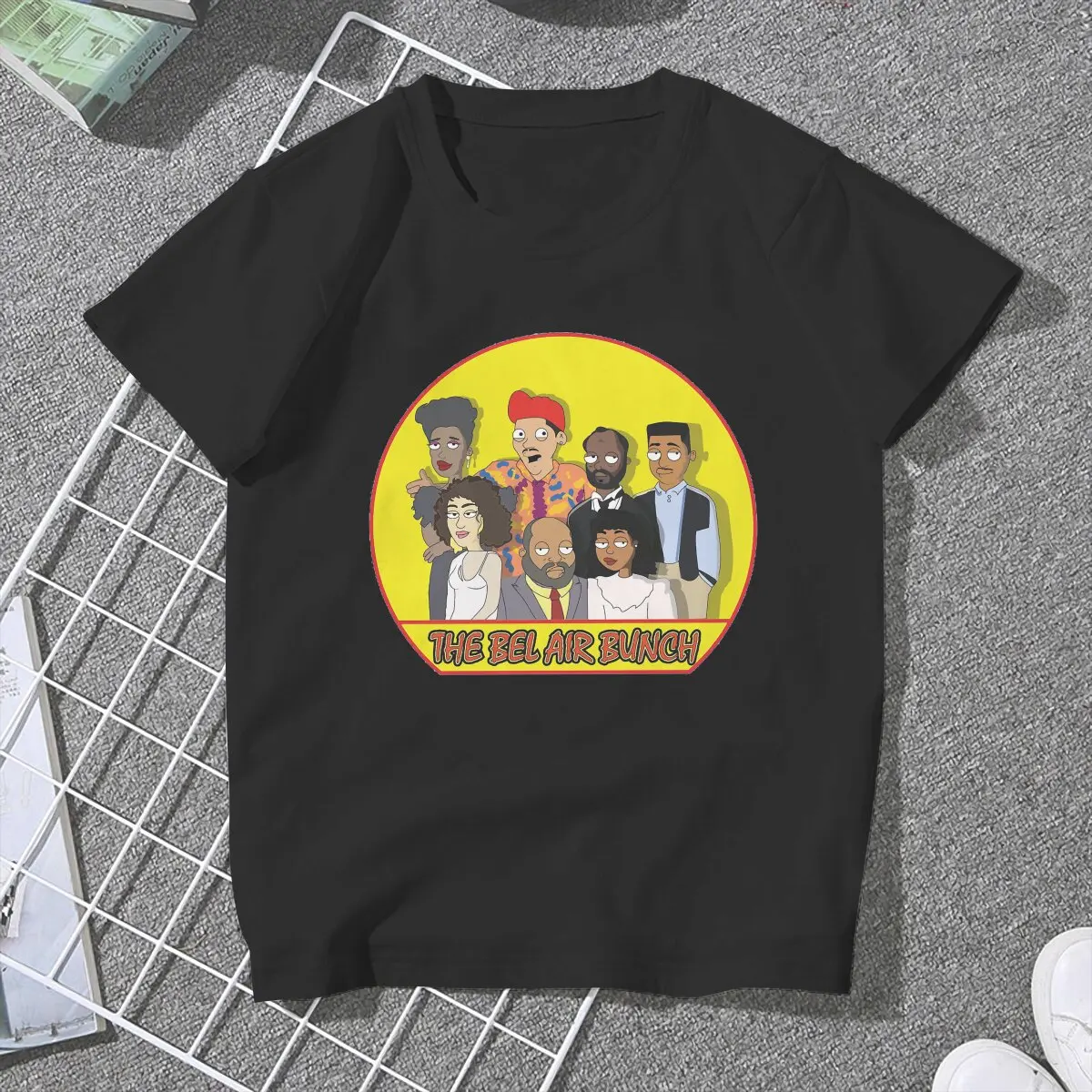 The Bel Air Bunch Women Tshirts The Fresh Prince of Bel-Air TV Series Grunge Vintage Female Clothing Loose Graphic Streetwear