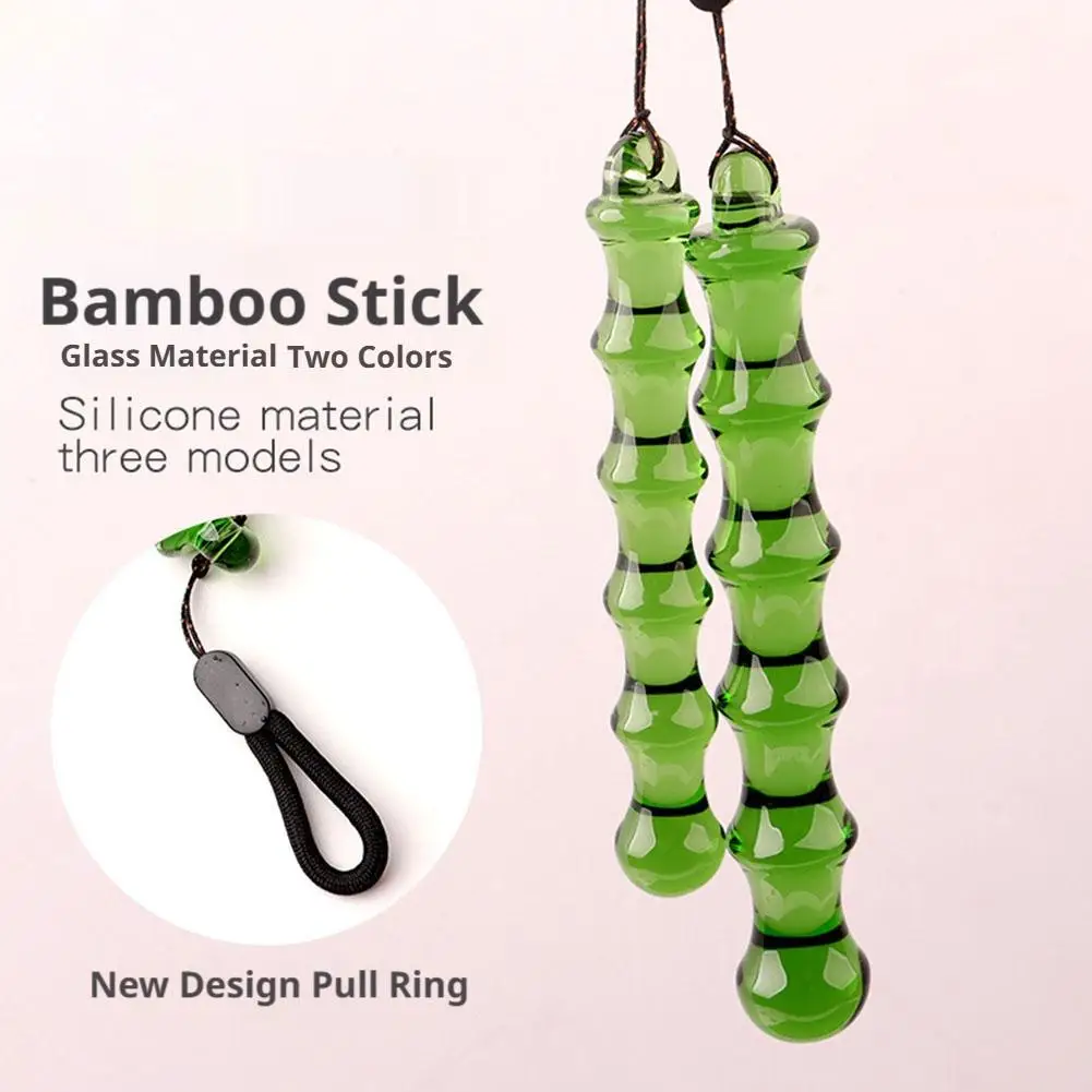 Smooth Resin Jade Massage Stick Bamboo Joint Acupoint Trigger Point Massager For Neck Shoulder Muscle Relax