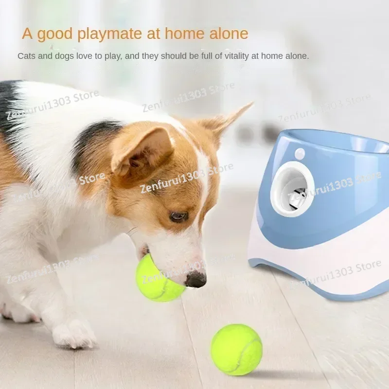 Automatic Pet Throw Jump Ball Dog Catapult Ball Launcher Dog Toy Bulldog Toy Tennis Machine Automatic Pet Throw