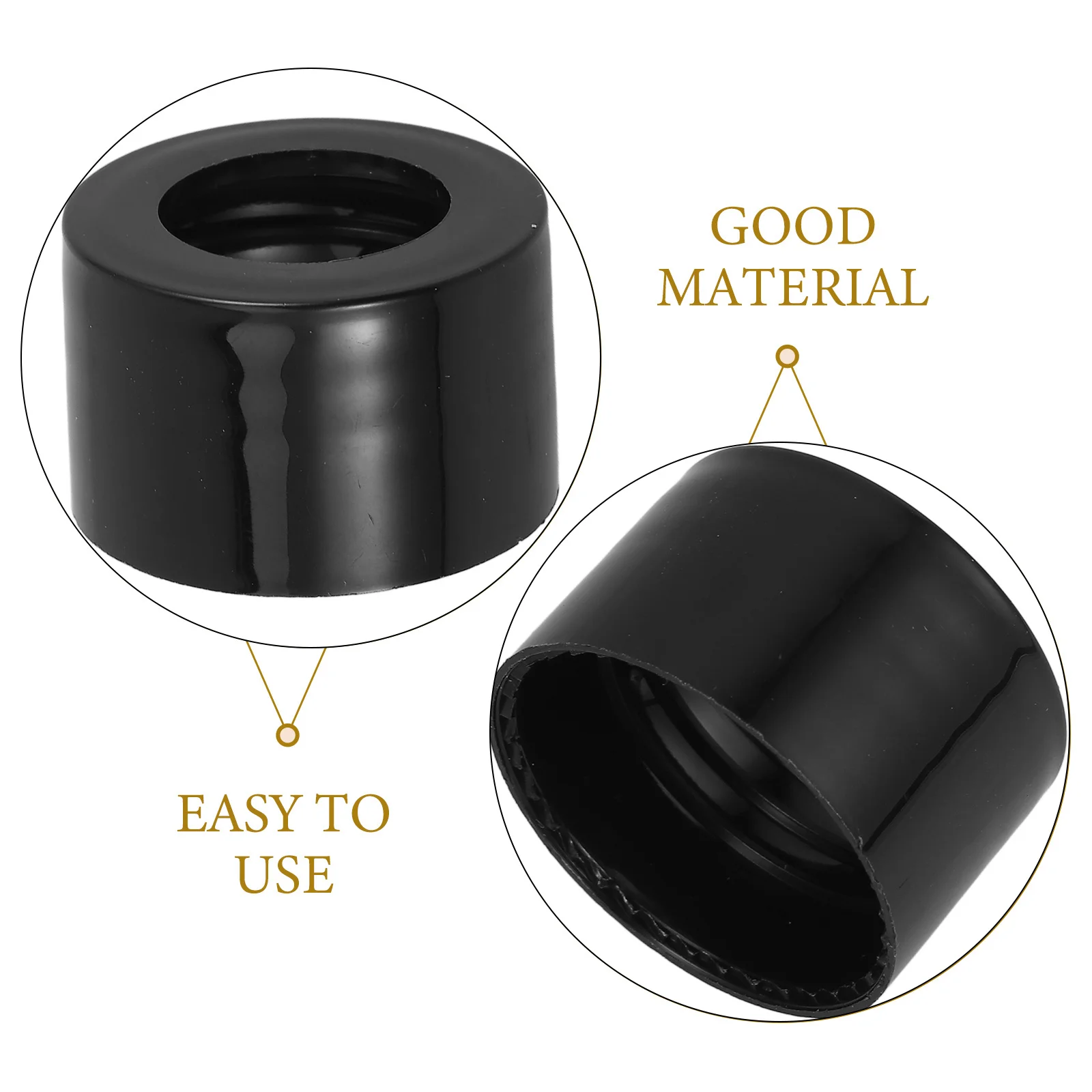 Tappo per olio essenziale da 20 pezzi con foro Coperchi per bottiglie di vetro Coperchio per aromaterapia Tappi per dispenser di olio profumato di ricambio Tappi per bottiglie di vetro