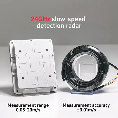 24GHz Low Speed Detection Radar Sensor High Sensitivity 0.03m/s Detection for Freight Train Industrial Monitoring ZLYTR08L