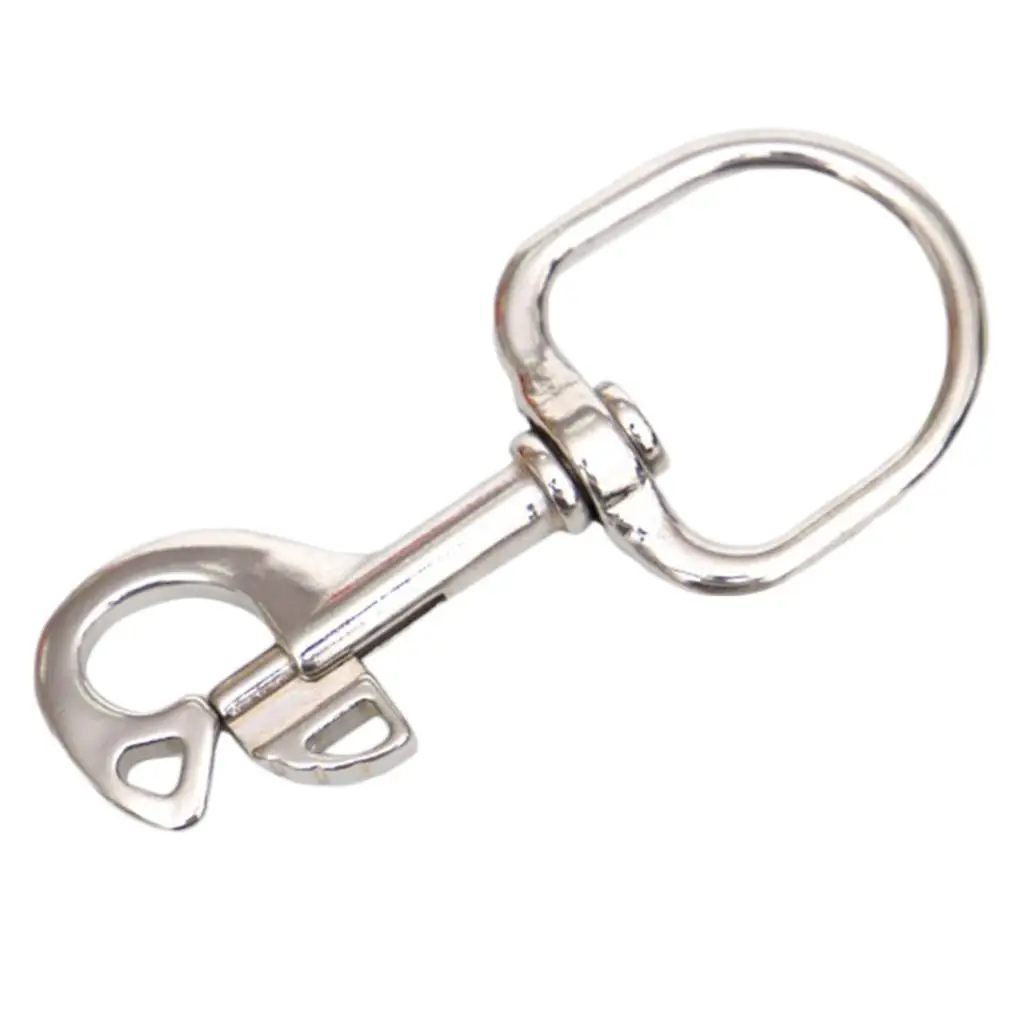 Anti Rust 316 Stainless Steel Swivel Snap Hook Buckle Scuba Tool for Lifting Keychain Dog Leash