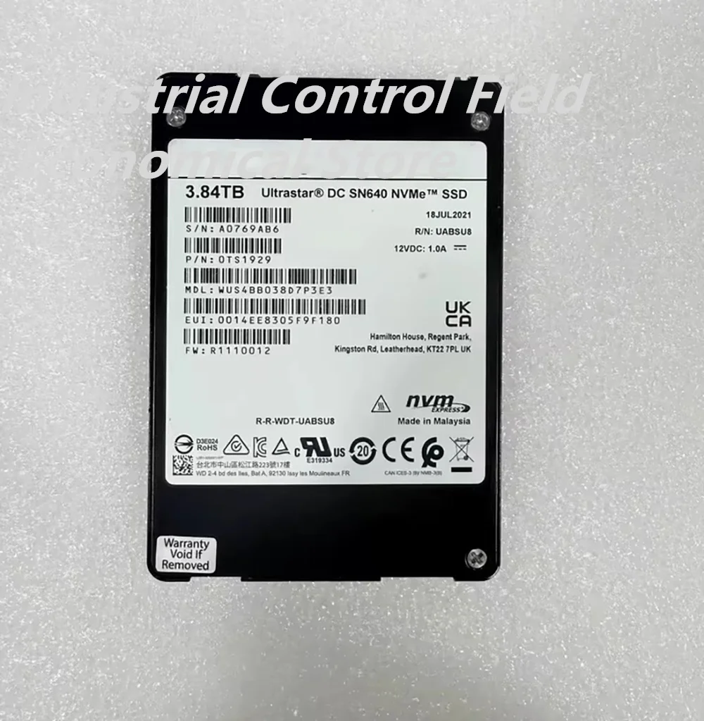

ДЛЯ WD SN640 3.84T U.2 Enterprise твердотельное средство