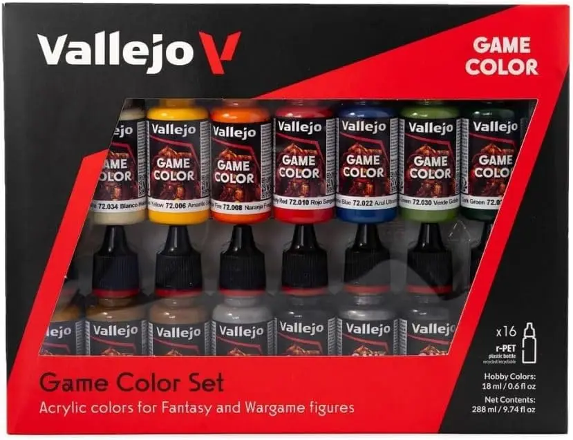 Vallejo - ゲームカラー入門セット | ファンタジーおよびウォーゲーム