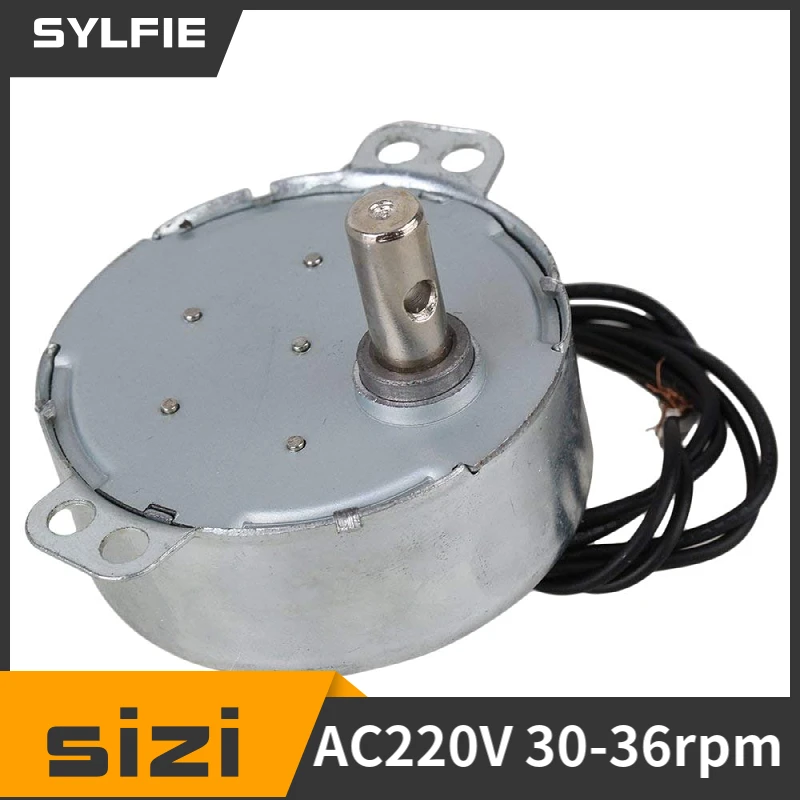 30-36RPM Robust Synchronous Motor TYC-50 AC 220V Torque 4W CW/CCW