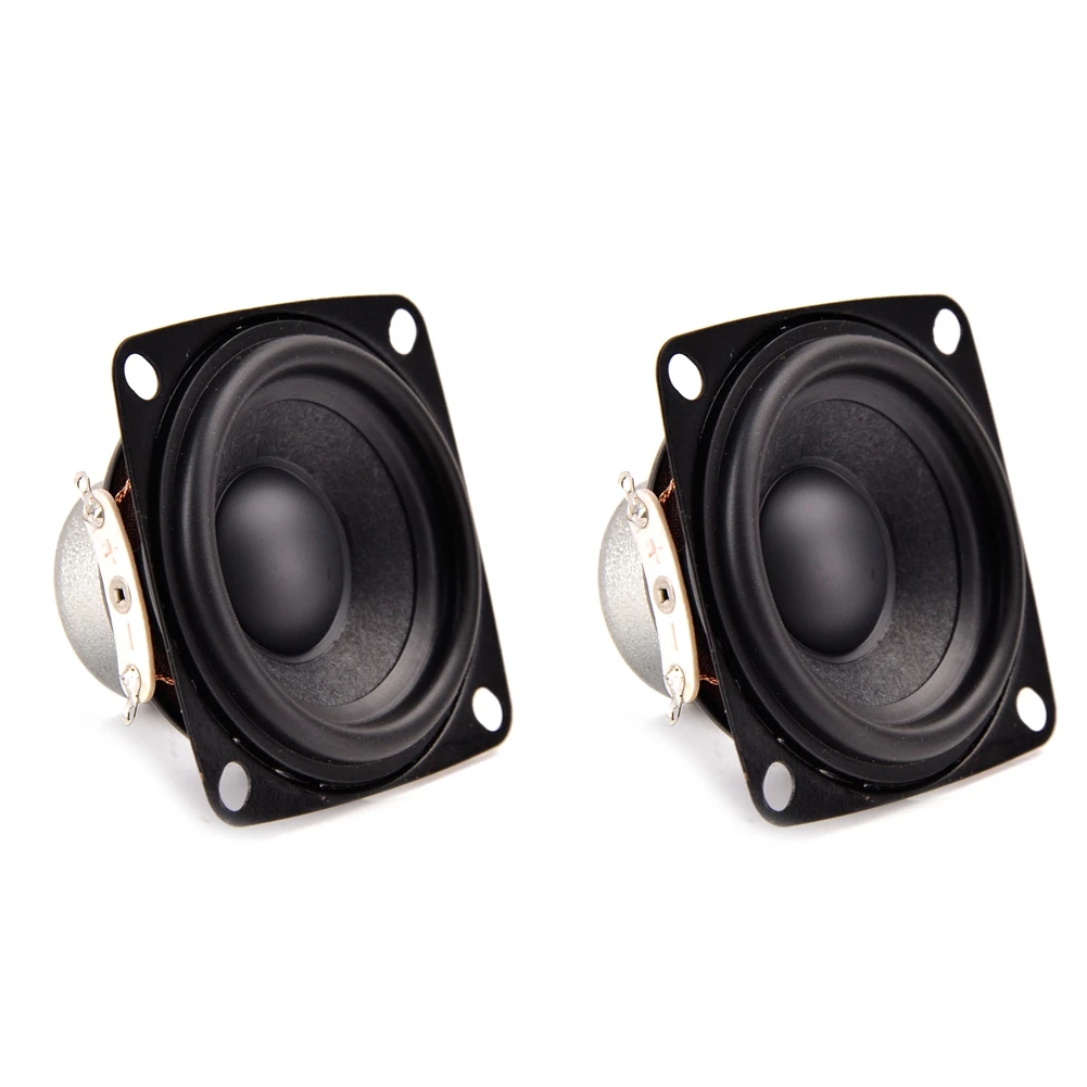 2Pcs 52mm Full Range Speakers 4 Ohm 10W Flat Arc Double Magnetic Bluetooth Speaker YDH