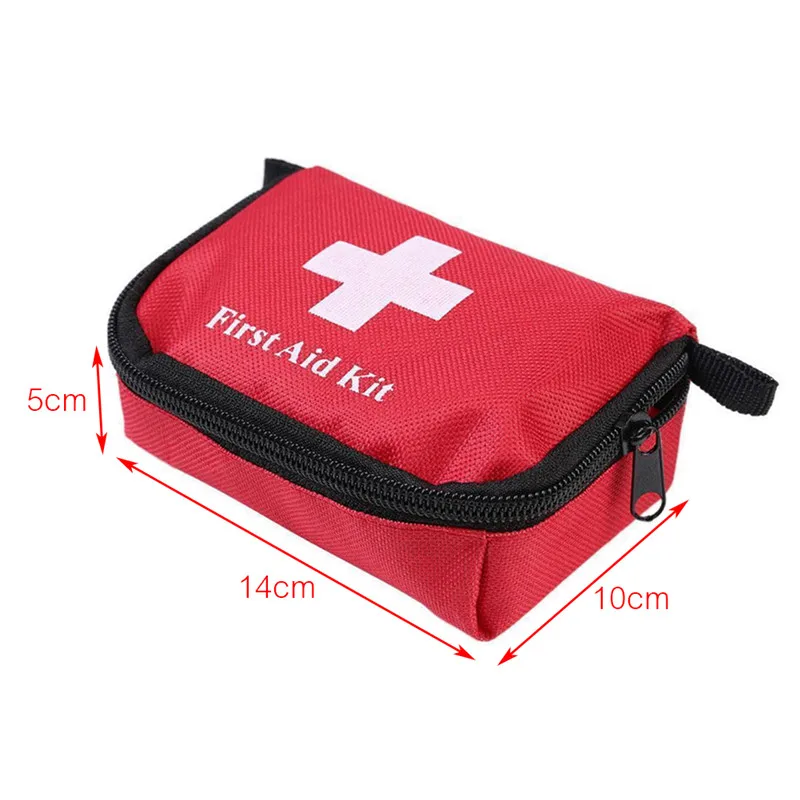 Estuche médico ligero y práctico para exteriores, nailon compacto para bolsa vacía de senderismo, Camping, supervivencia, viajes, primeros auxilios de emergencia