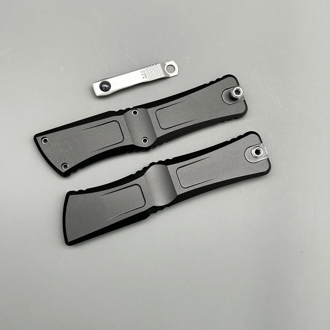 MiT New 2024 combat TD knife CNC Aviation Aluminum Tactical gear Surviva Outdoor Camping Defense Pocket EDC Tool OTF Knife parts