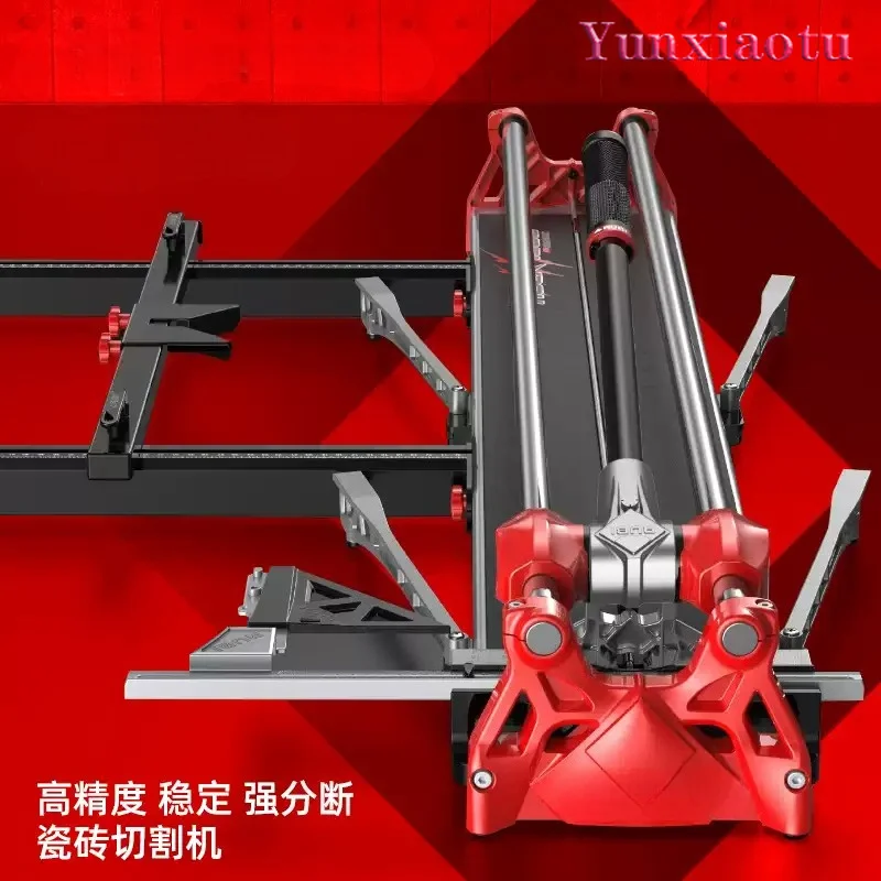 Push Knife Tile Cutter, High-Precision Manual Floor Tile Cutting Tool, Durable Aluminum Alloy Construction Professional Use
