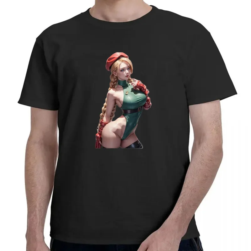 Camiseta Waifu Street Fighter para hommes et filles, Ecchi Hentai, Ahegao, Manga japonesa, Anime Harajuku, Vêtements popu