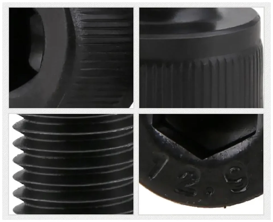 Vis Cylindrique Hexagonale 10-32 UNF – Acier 12.9 Noir, Robuste Pour Vos Assemblages !