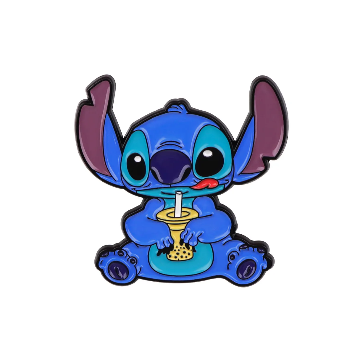 Stitch เคลือบโลหะผสมการ์ตูนตัวอักษรเข็มกลัด Pin ออกแบบสร้างสรรค์วันหยุดของขวัญอุปกรณ์เสริมสําหรับแฟนๆ, ป้ายที่ไม่ซ้ํากันสะสม