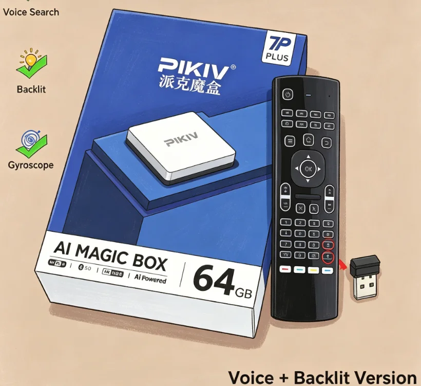 2026 PIKIV 7P PLUS AIマジックボックス セットトップボックス 4G DDR