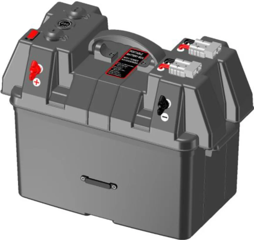 STTL 3.1A Dual USB Charger Marine Boat Car RV Power Socket Automotive Battery Box Holder