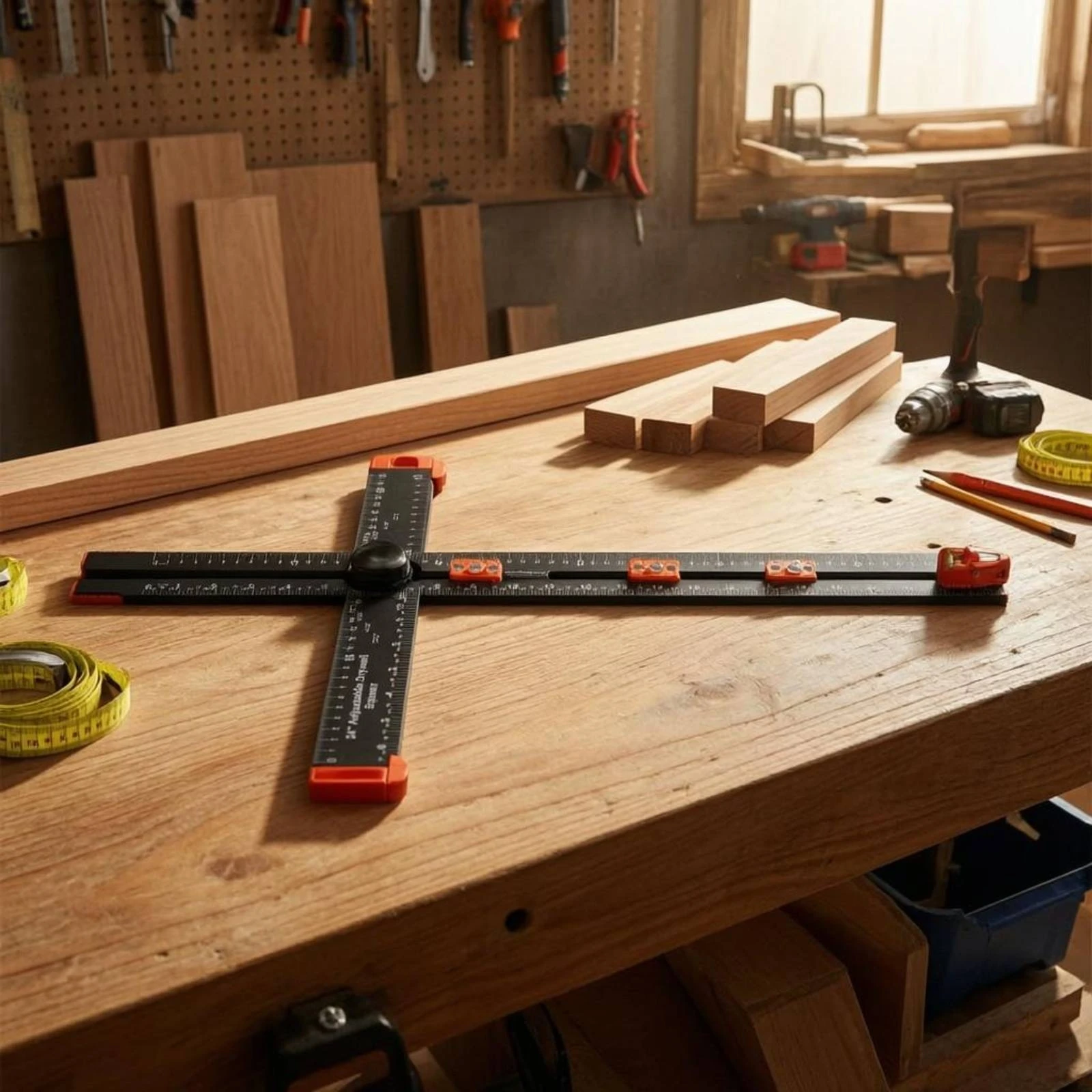 Drilling Positioning Ruler Alu - Knob Aluminum review and price
