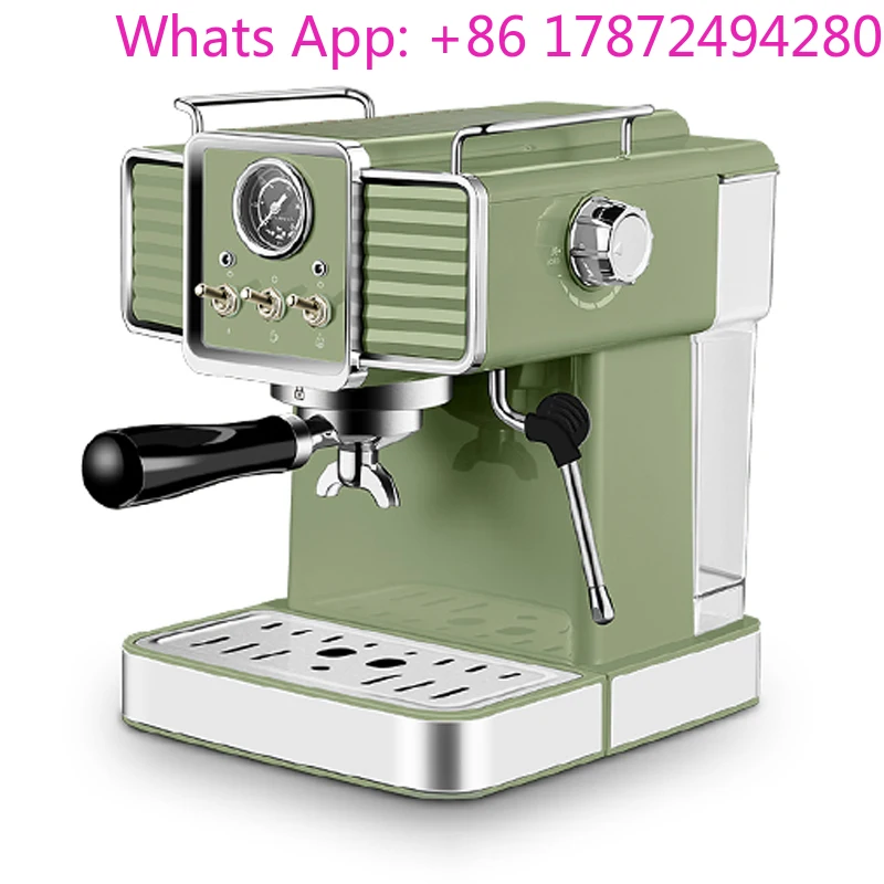 

1.8L Espresso Coffee Maker 15 Bar Coffee Machine With Steam Wand For Latte Espresso Cappuccino Maker