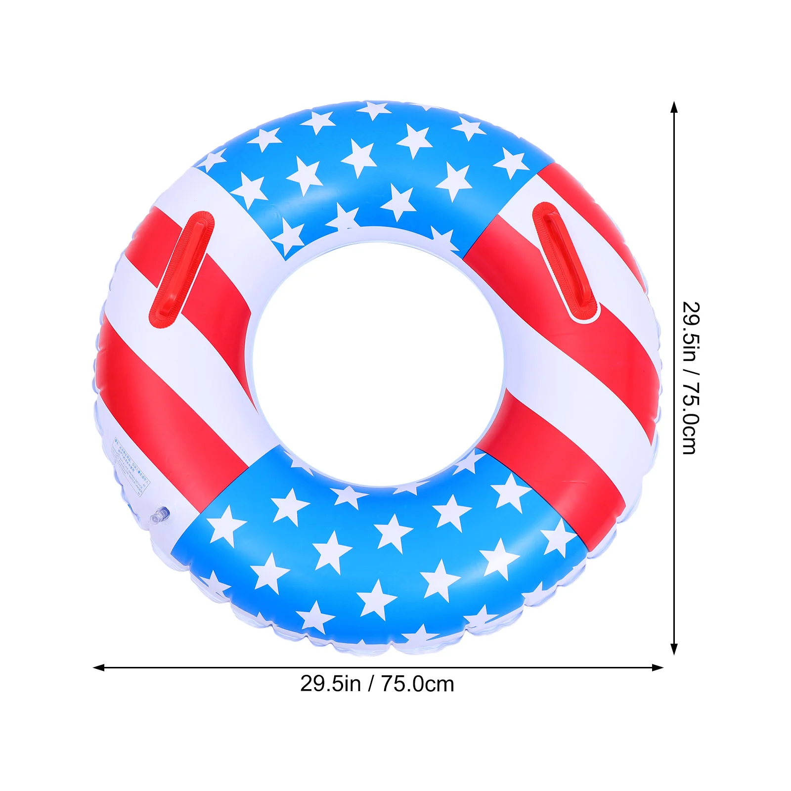 Flag Swimming Ring American PVC Floating Pool Summer Toy Star Inflatable Adults Toddler Child Aquatic Recreation Accessories