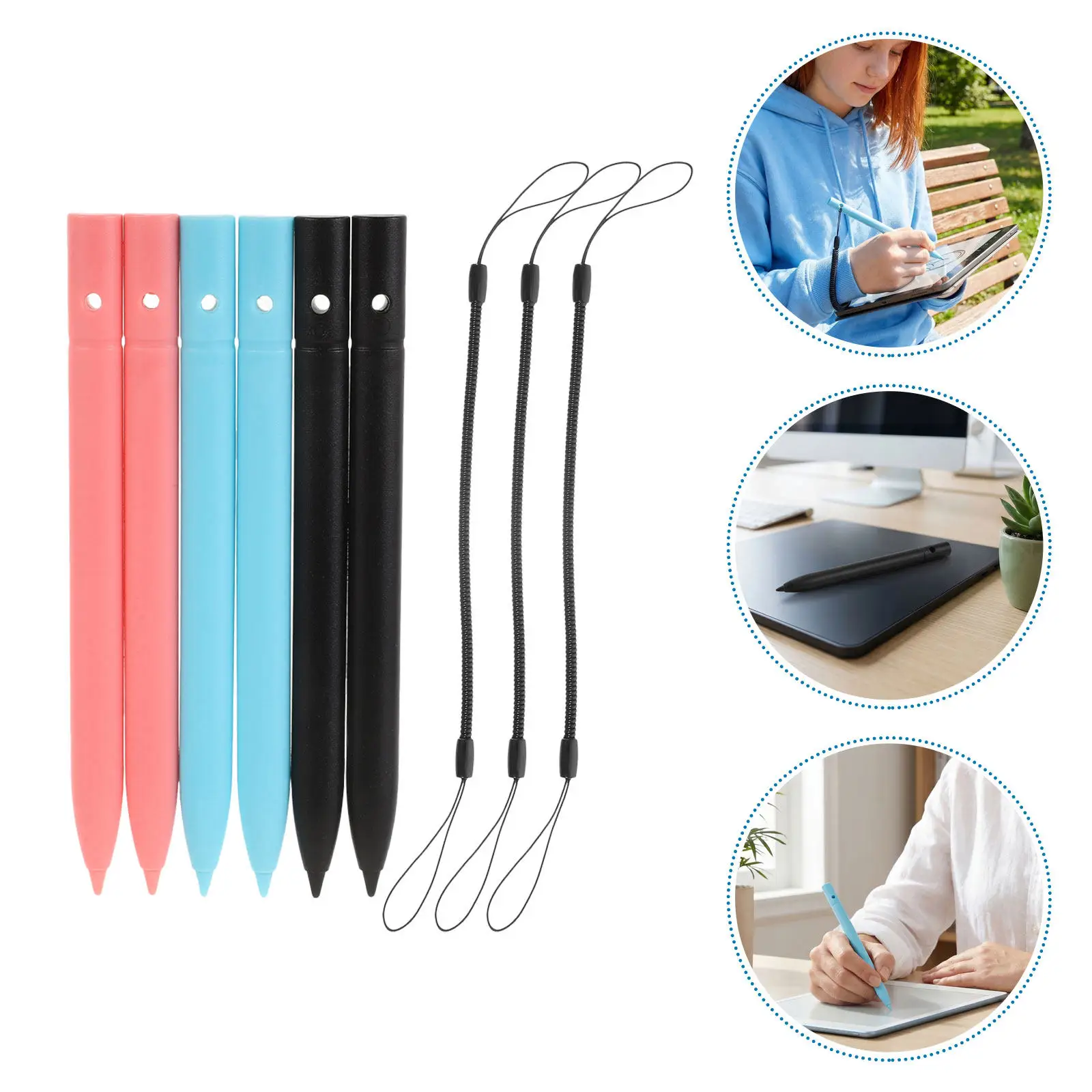 9 Pcs Stylus Computer Screen Pen Lcd Writing Tablet Accessories Digital Drawing for Laptop Touchscreen Replacement Board Pad