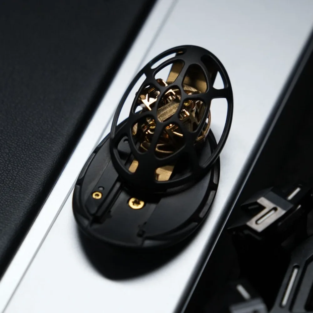 NEW EDC Xuanjia Metal Egg Pusher Mechanical Linkage Fingertip Card Pushing Desktop Decompression Toy