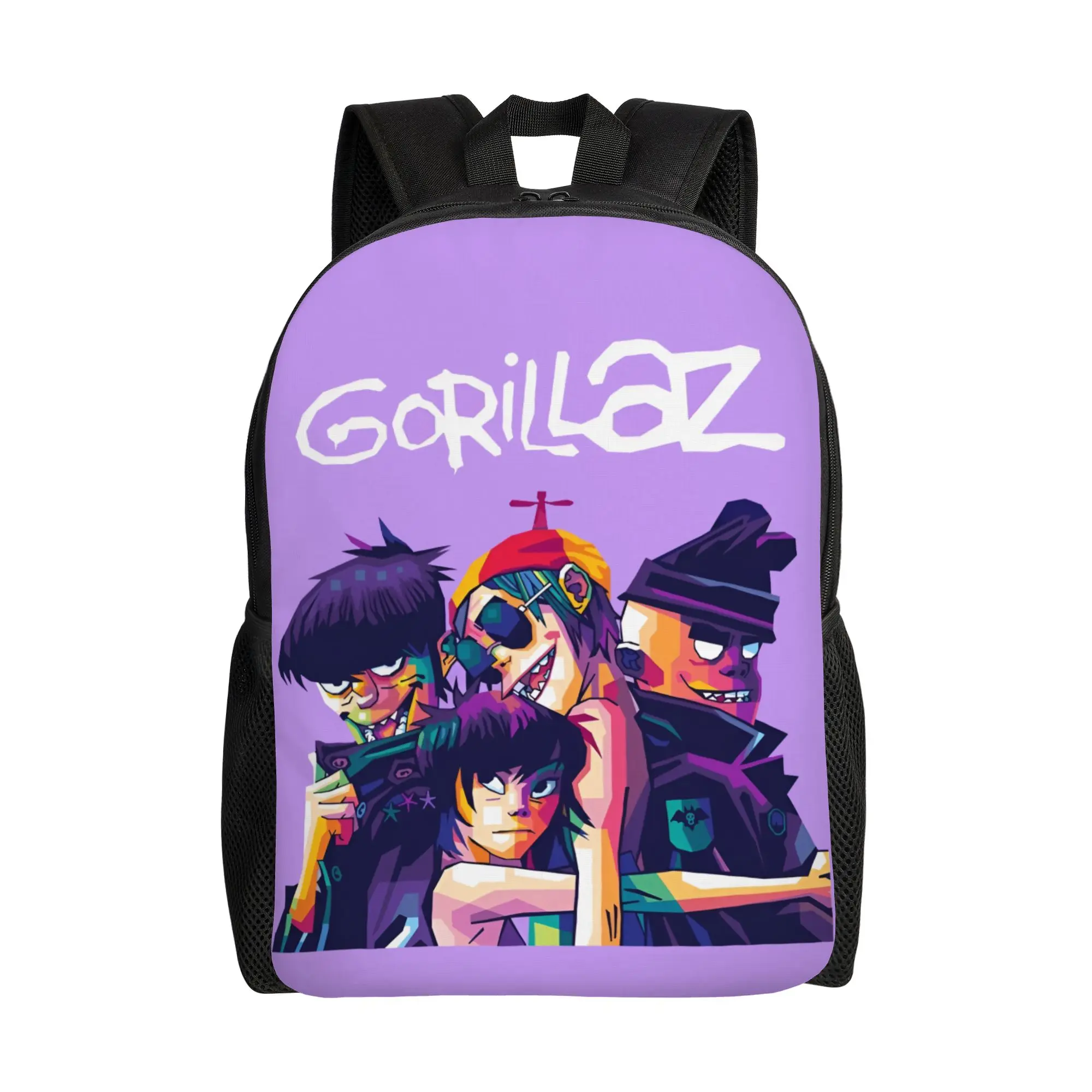 

Custom 3D Print G-Gorillazes Hot Cartoons Backpacks for Girls Boys Game School College Travel Bags Women Men Bookbag