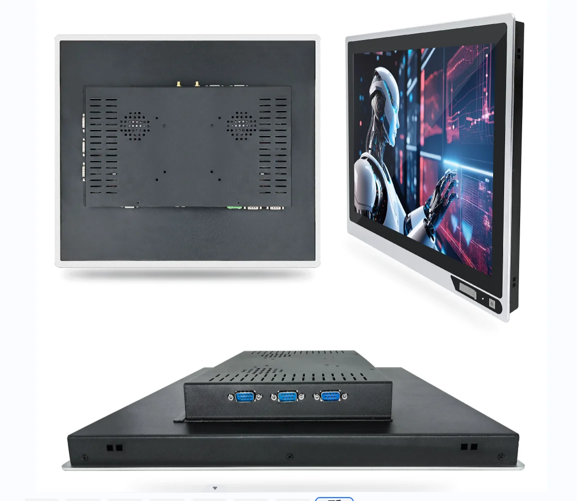 REGITECH Embedded Industrial Touch Panel PC Capacitive Touch 10.1 Inch TFT LED Fanless VGA+HD-MI J4125/J6412 4G/8G 128G WIN