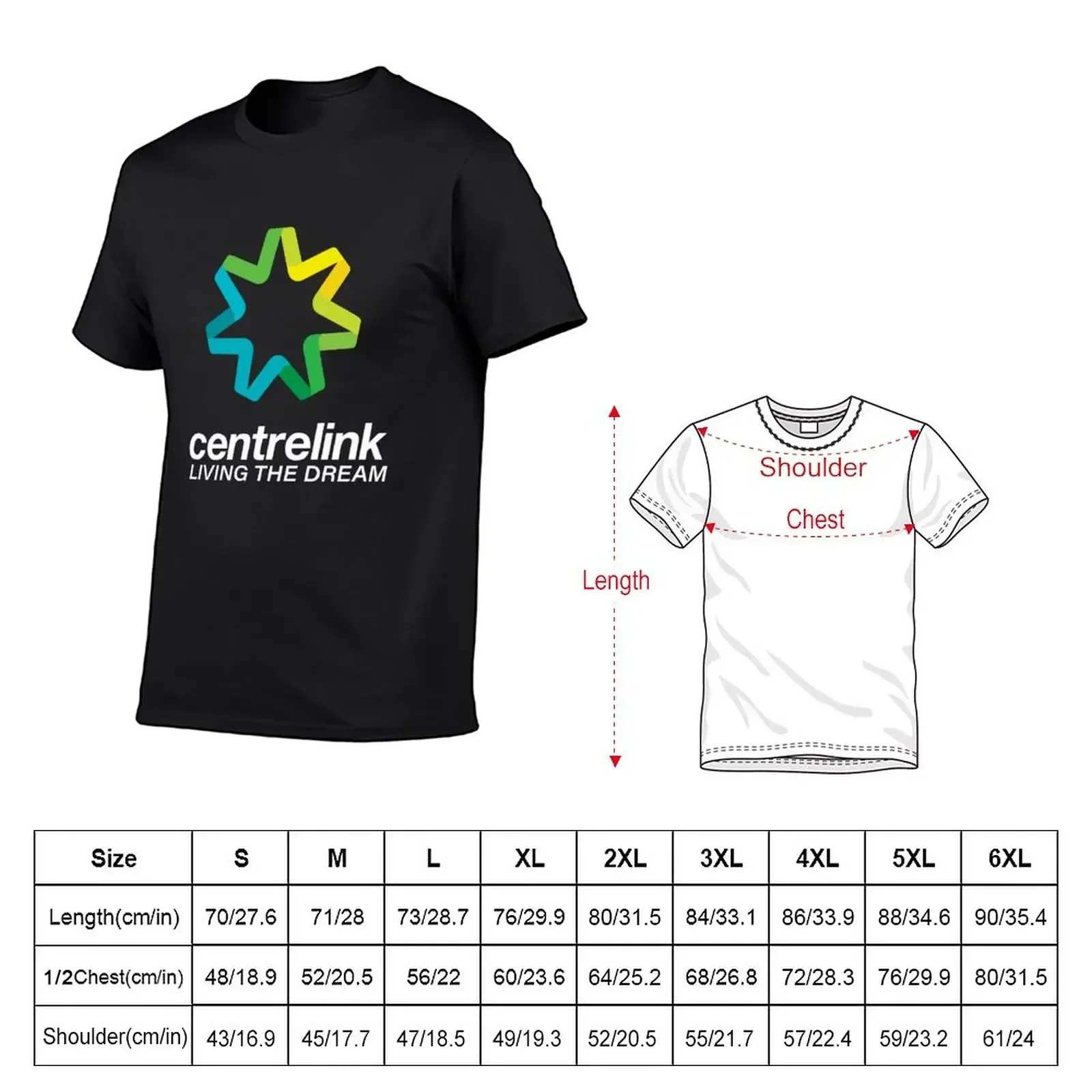 Centrelink T-Shirt blanks plus sizes t shirts men